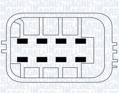 MAGNETI MARELLI 350103445000 -  Подъемное устройство для окон